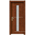 Residence Room Simple Deign Steel Wood Door KJ-709 With Glass From China Top Brand KKD